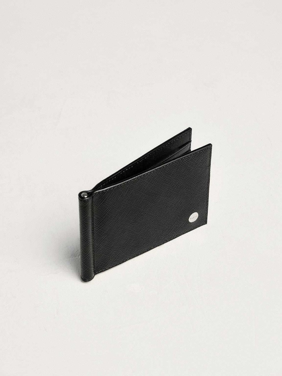 Best Oliver Leather Bi-Fold Money Clip Cardholder Card Holders