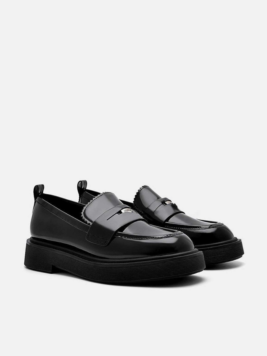 Hot Wanda Leather Loafers Loafers & Oxfords