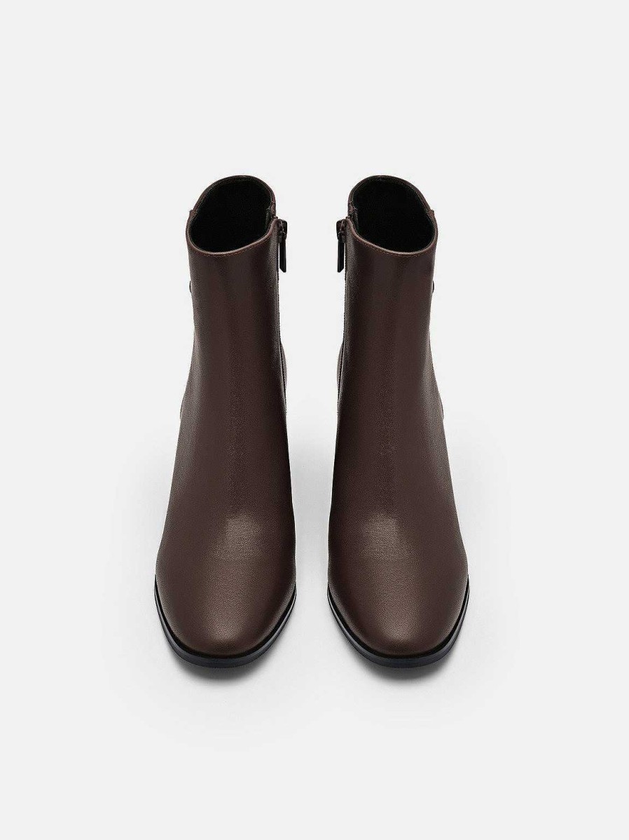 Online Pedro Icon Leather Heel Boots Ankle Boots