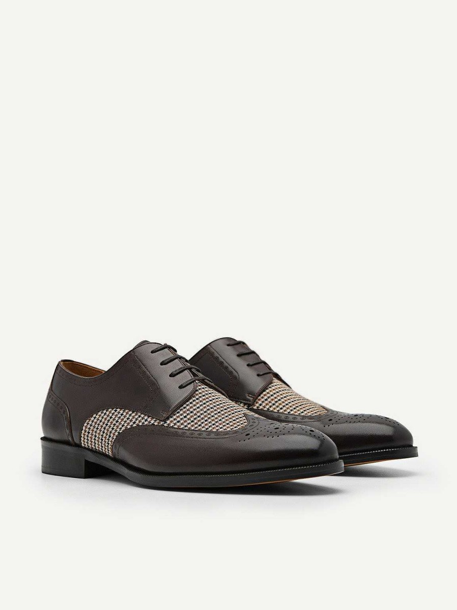 New Pedro Icon Leather Brogue Derby Shoes Lace-Ups