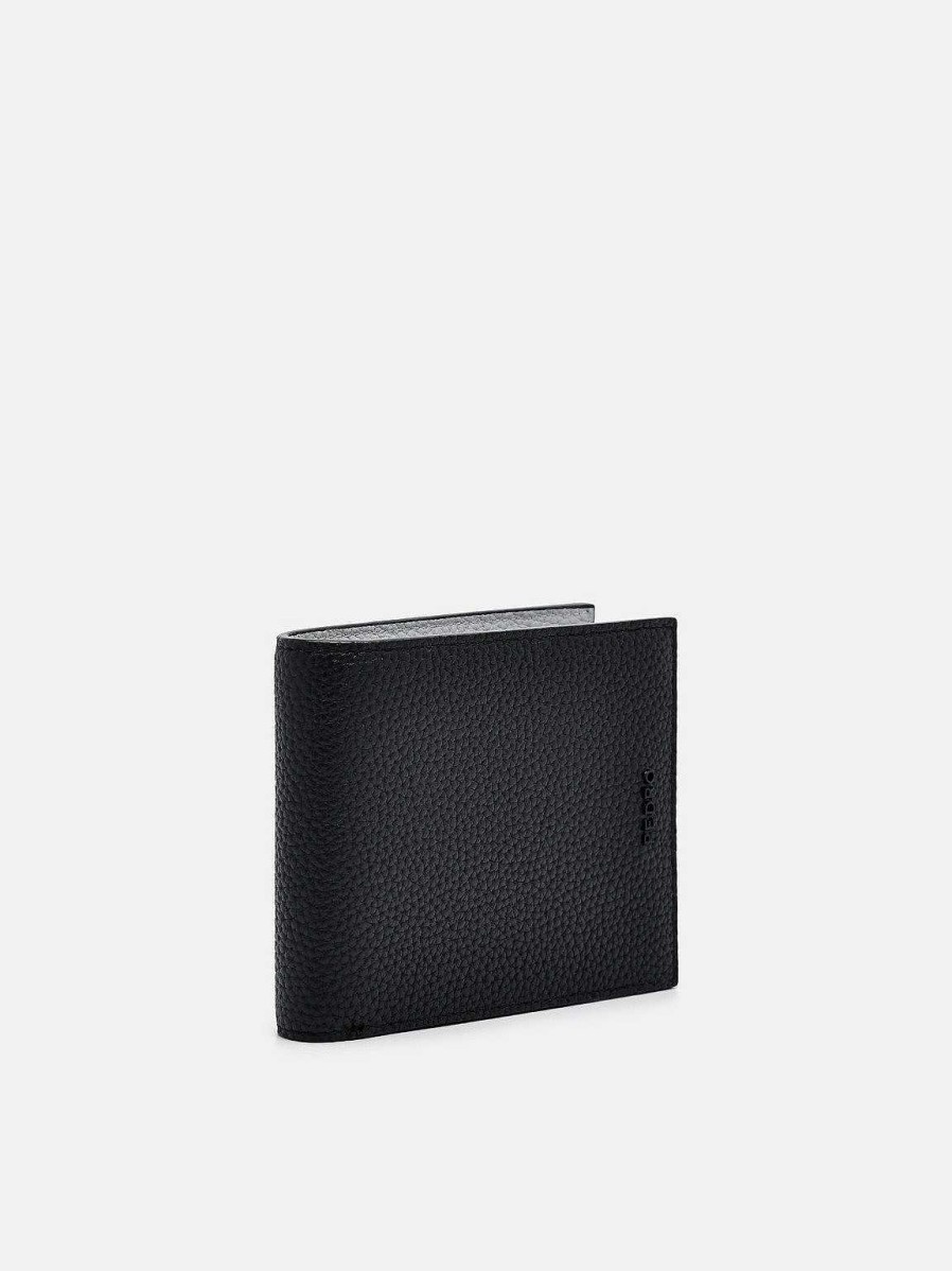 New Embossed Leather Bi-Fold Wallet With Coin Pouch Wallets