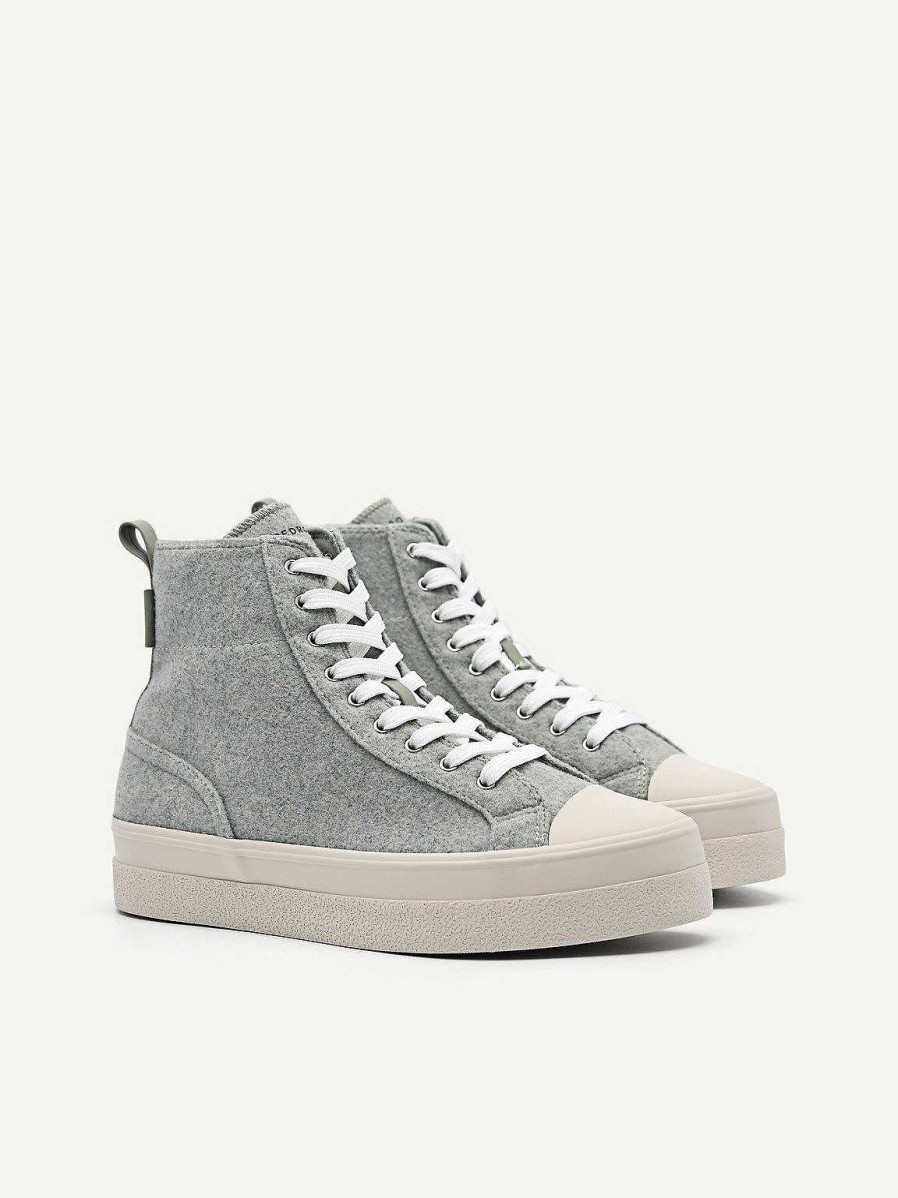 Online Felt High Top Sneakers High Top Sneakers