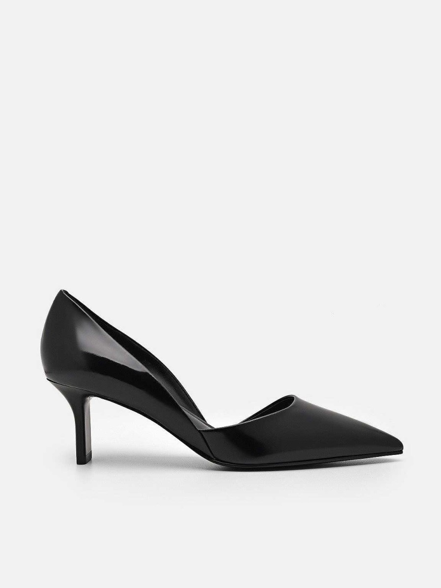 Best Rocco Leather Heel D'Orsay Pumps Pumps