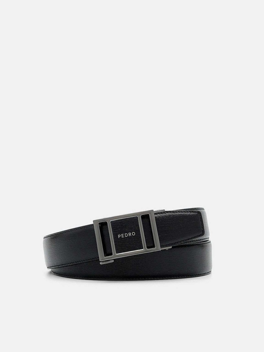 New Embossed Leather Automatic Belt Belts