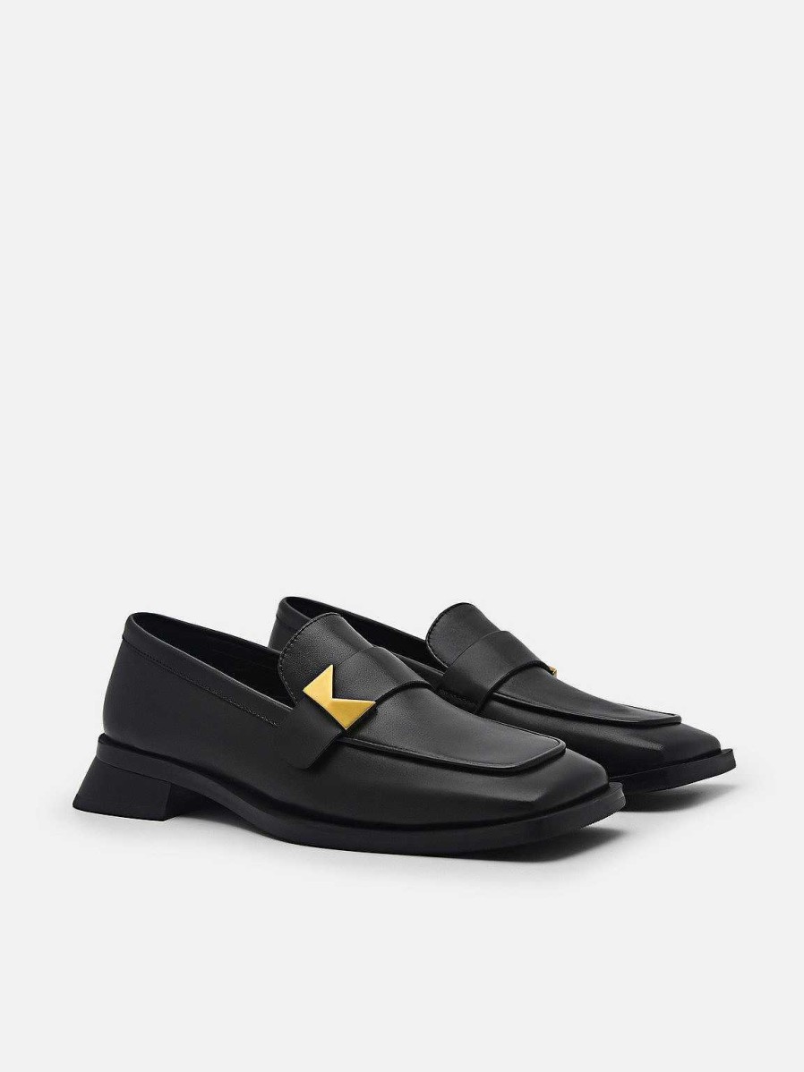 Online Marion Leather Loafers Loafers & Oxfords