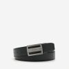 New Embossed Leather Reversible Tang Belt Belts