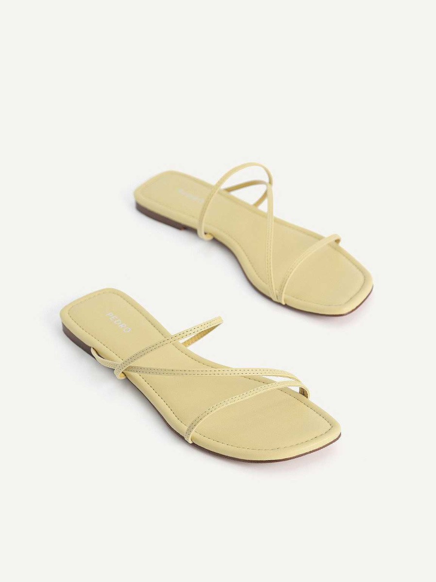 Clearance Gwyneth Strappy Flats Sandals