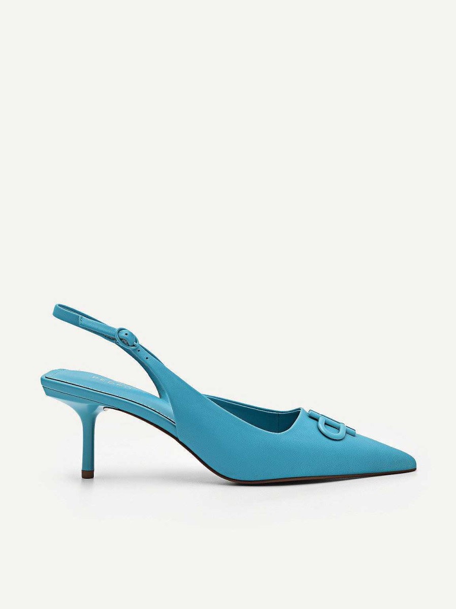 Clearance Pedro Icon Leather Slingback Pumps Pumps