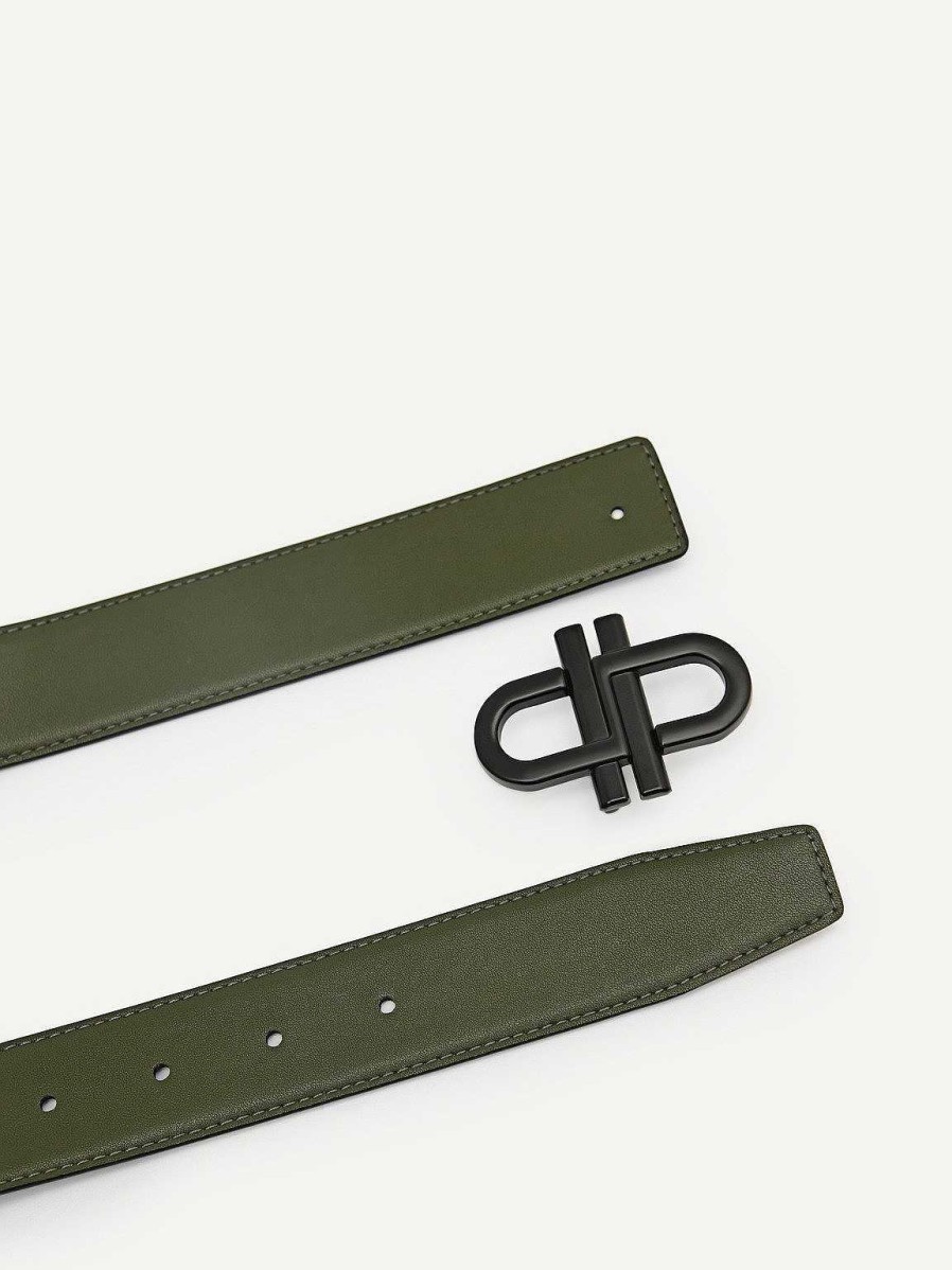 Online Pedro Icon Reversible Leather Tang Belt Belts