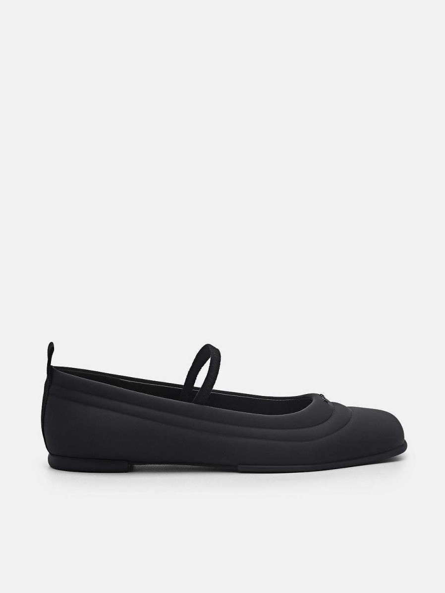 New Yara Leather Mary Janes Ballerinas