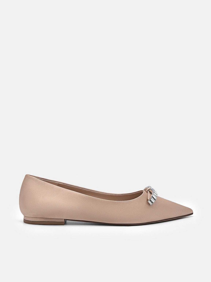 New Mindy Satin Ballet Flats Ballerinas