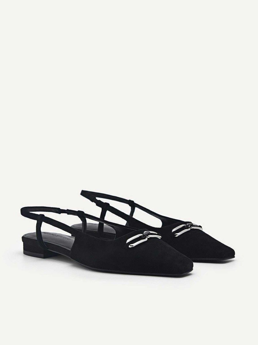 Online Pedro Studio Kate Leather Ballerina Flats Ballerinas