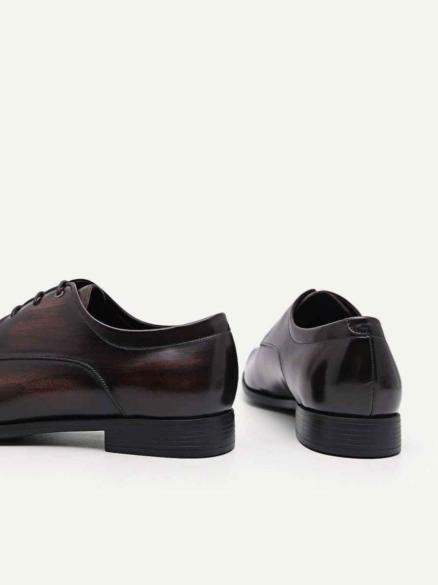 Online Altitude Burnished Derby Shoes Lace-Ups