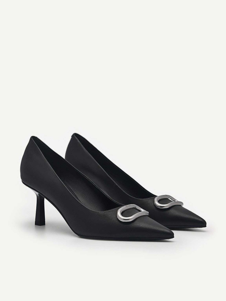 Best Pedro Studio Kate Leather Pumps Medium Heels