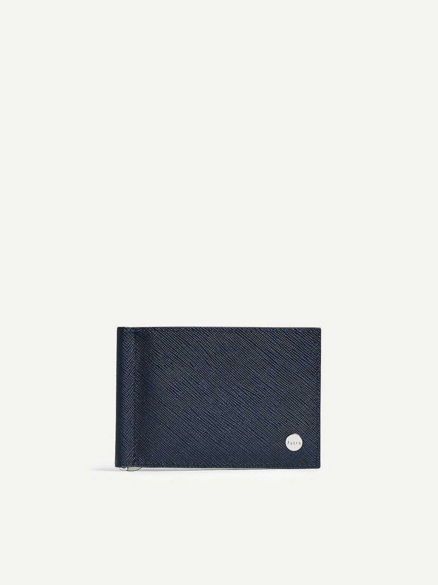 New Oliver Leather Bi-Fold Money Clip Cardholder Card Holders